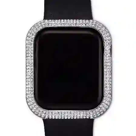 Resim Sparkling Kılıf, Apple Watch® Series 4 ve 5 ile uyumlu, 40 mm, Gümüş Rengi
