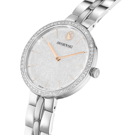 Resim Cosmopolitan Saat, İsviçre Üretimi, Metal bileklik, Gümüş Rengi, Paslanmaz çelik