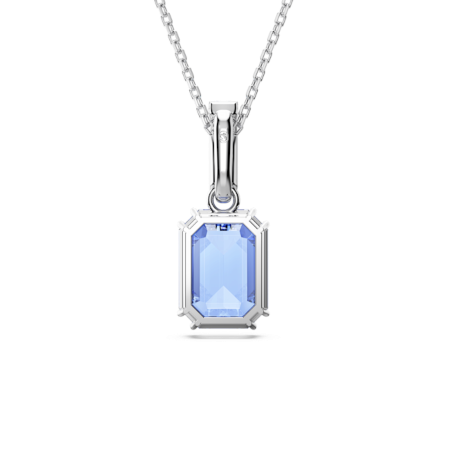 Resim Millenia Kolye, Sekizgen kesim, Mavi, Rodyum kaplama