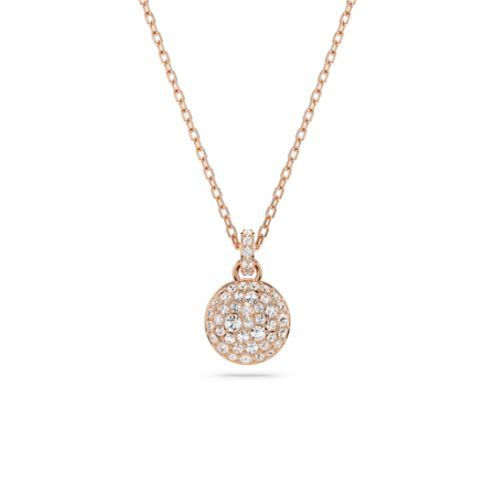 Resim Meteora Kolye, Beyaz, Pembe altın rengi kaplama