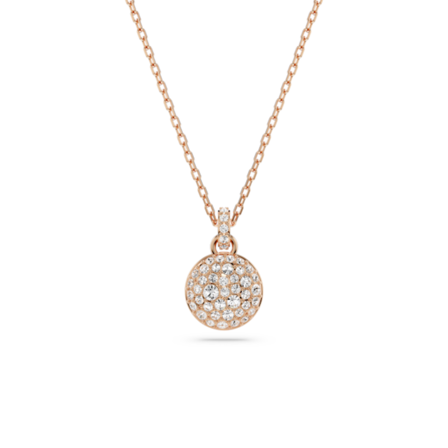 Resim Meteora Kolye, Beyaz, Pembe altın rengi kaplama