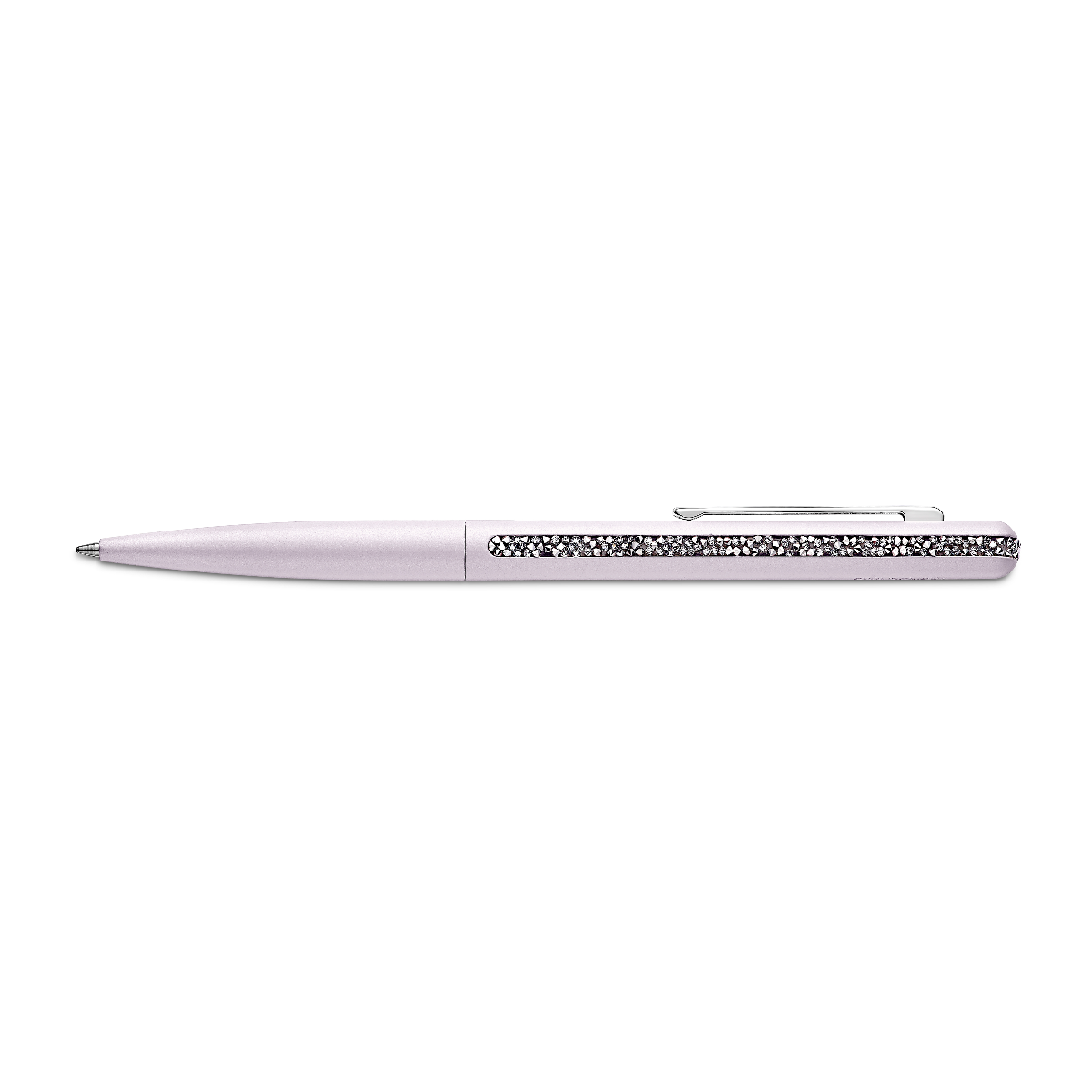 Resim Crystal Shimmer Tükenmez Kalem, Pembe, Pembe lakeli, krom kaplama
