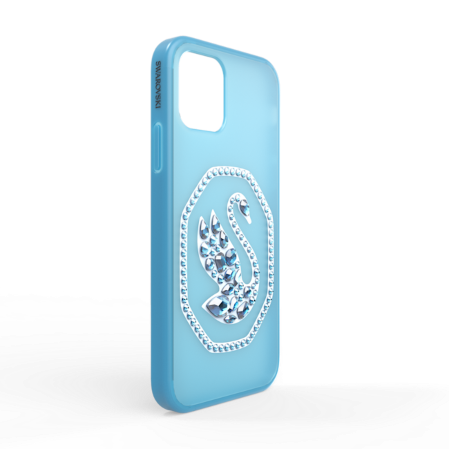 Resim Akıllı Telefon Kılıfı, Kuğu, iPhone® 12/12 Pro, Mavi