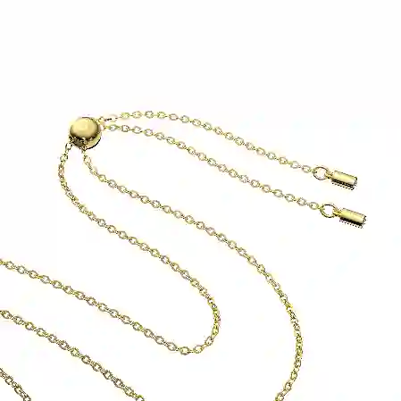 Resim Millenia Kolye, Sekizgen kesim, Yeşil, Altın rengi kaplama