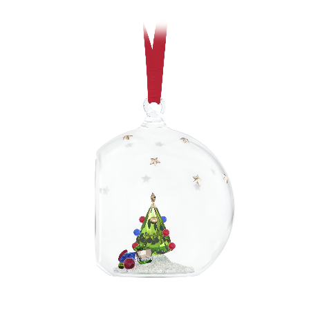 Resim Holiday Cheers Ağaç ve Hediyeler Top Süs
