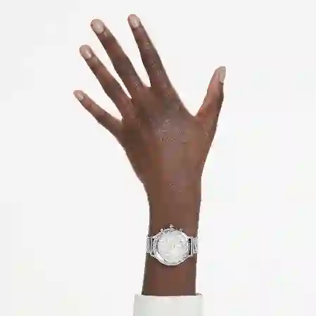 Resim Nova Chrono Saat, İsviçre Üretimi, Metal bileklik, Gümüş Rengi, Paslanmaz çelik