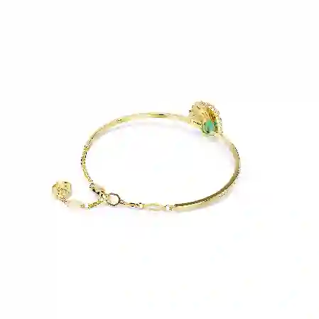 Resim Idyllia Bileklik, Karışık kesimler, Deniz Kabuğu, Yeşil, Altın rengi kaplama