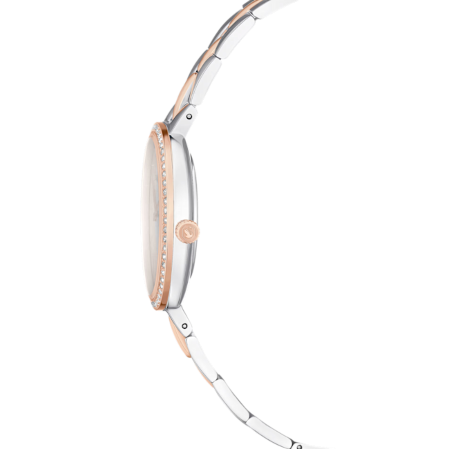 Resim Cosmopolitan Saat, İsviçre Üretimi, Metal bileklik, Gümüş Rengi, Karışık metal yüzey