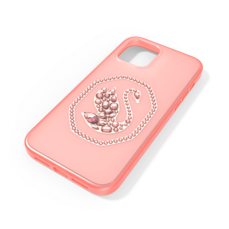 Resim Akıllı Telefon Kılıfı, Kuğu, iPhone® 12 Pro Max, Uçuk pembe