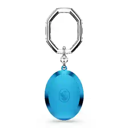 Resim Anahtarlık, Oval kesim, Mavi, Karışık metal yüzey