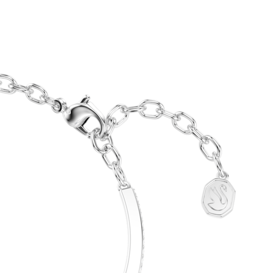 Resim Symbolica Bileklik, Yuvarlak kesim, Pavé, At Nalı, Mavi, Rodyum kaplama