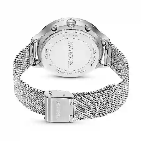 Resim Nova Chrono Saat, İsviçre Üretimi, Metal bileklik, Gümüş Rengi, Paslanmaz çelik