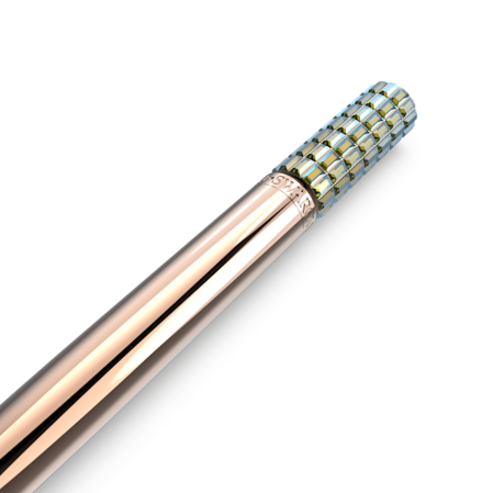 Resim Tükenmez Kalem, Sarı, Pembe altın rengi kaplama