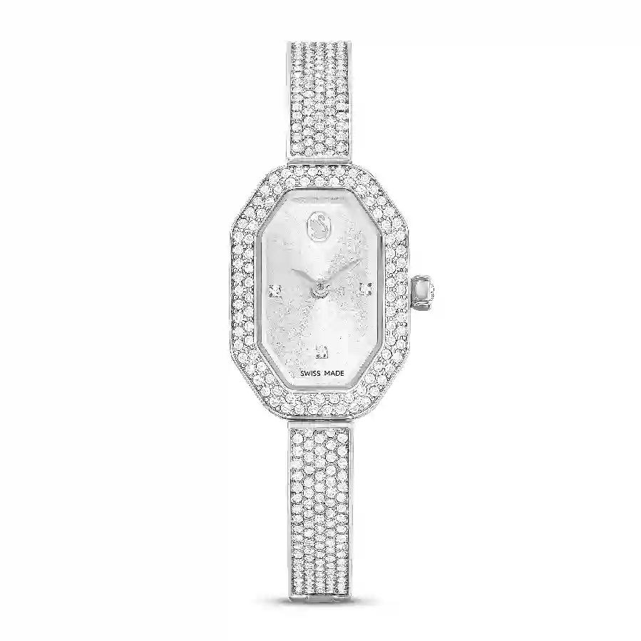 Resim Dextera Bangle Saat, İsviçre Üretimi, Metal bileklik, Gümüş Rengi, Paslanmaz çelik