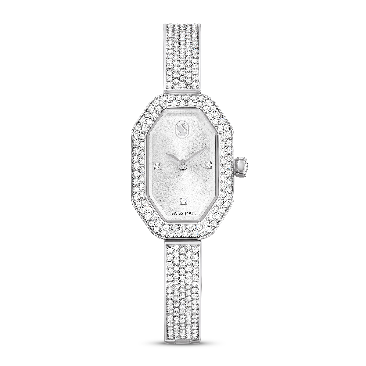 Resim Dextera Bangle Saat, İsviçre Üretimi, Metal bileklik, Gümüş Rengi, Paslanmaz çelik