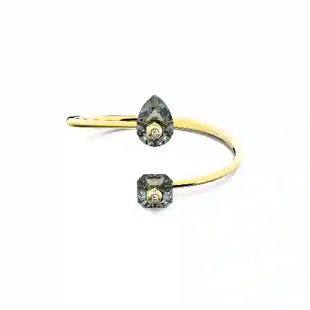 Resim Numina Bileklik, Karışık kesimler, Gri, Altın rengi kaplama