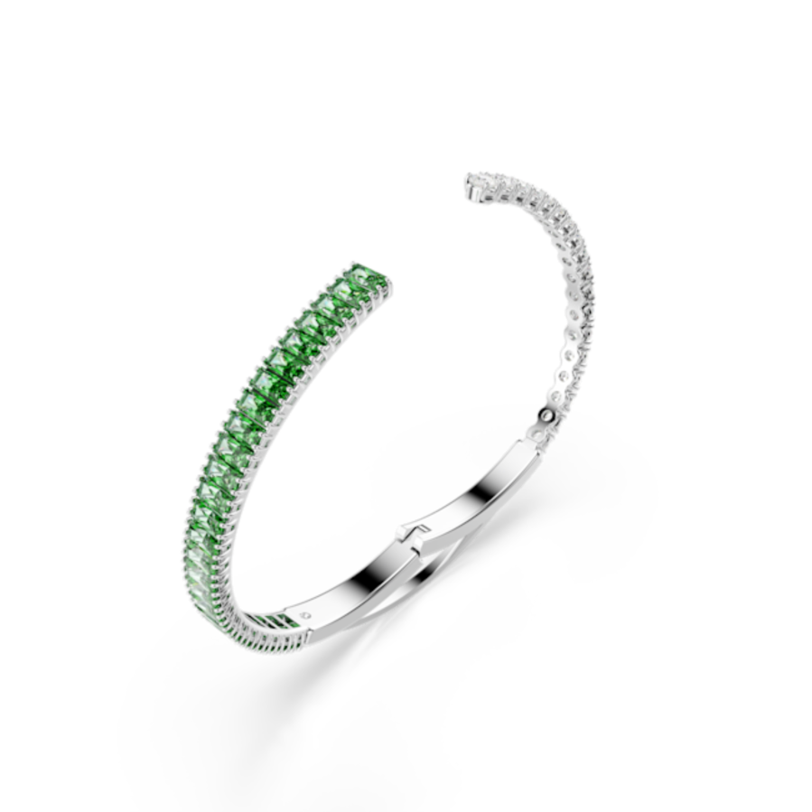 Resim Matrix Bileklik, Karışık kesimler, Yeşil, Rodyum kaplama