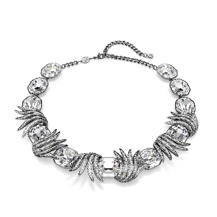 Resim The Vienna Collection Kolye, Tüy, Beyaz, Rutenyum kaplama