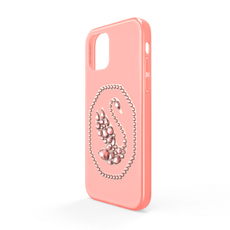 Resim Akıllı Telefon Kılıfı, Kuğu, iPhone® 12/12 Pro, Uçuk pembe