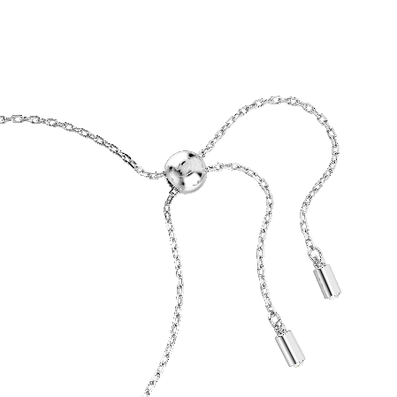 Resim Matrix Bileklik, Baget kesim, Düğüm, Beyaz, Rodyum kaplama