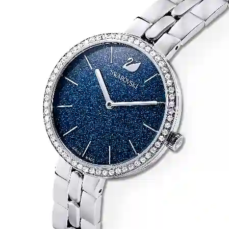 Resim Cosmopolitan Saat, İsviçre Üretimi, Metal bileklik, Mavi, Paslanmaz çelik