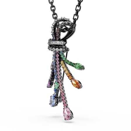 Resim Matrix Kolye ve broş, Karışık kesimler, Buket, Çok renkli, Rutenyum kaplama