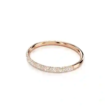 Resim Meteora Bileklik, Kar pavé, Beyaz, Pembe altın rengi kaplama