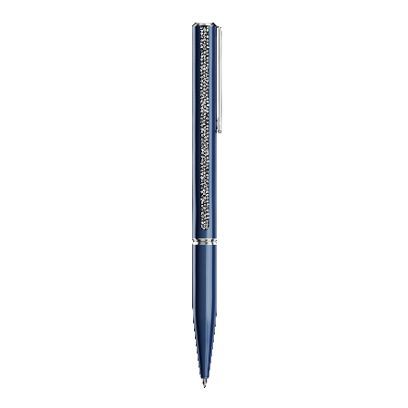 Resim Crystal Shimmer Glide Tükenmez Kalem, Mavi, Mavi lakeli, krom kaplama