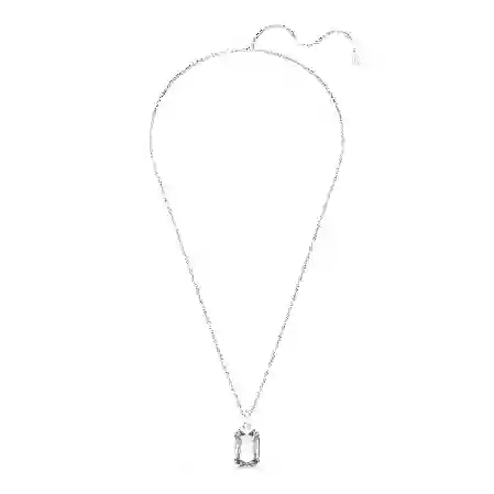 Resim Millenia Kolye, Sekizgen kesim, Beyaz, Rodyum kaplama