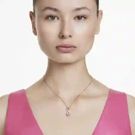 Resim Hyperbola Kolye, Infinity, Beyaz, Pembe altın rengi kaplama