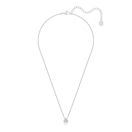 Resim Millenia Kolye, Trilliant kesim, Beyaz, Rodyum kaplama