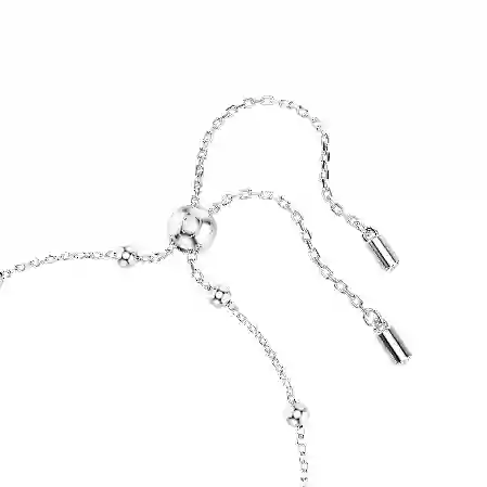 Resim Una Angelic Bileklik, Yuvarlak kesim, Beyaz, Rodyum kaplama