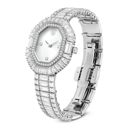 Resim Matrix Octagon Saat, Baget kesim, Metal bileklik, Gümüş Rengi, Paslanmaz çelik