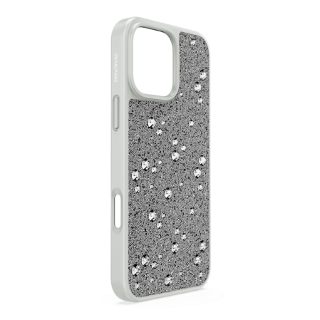 Resim High Akıllı Telefon Kılıfı, Serpiştirilmiş tasarım, iPhone® 16 Pro Max, Gümüş Rengi