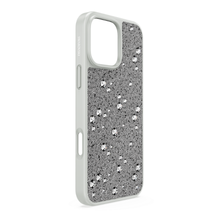 Resim High Akıllı Telefon Kılıfı, Serpiştirilmiş tasarım, iPhone® 16 Pro Max, Gümüş Rengi
