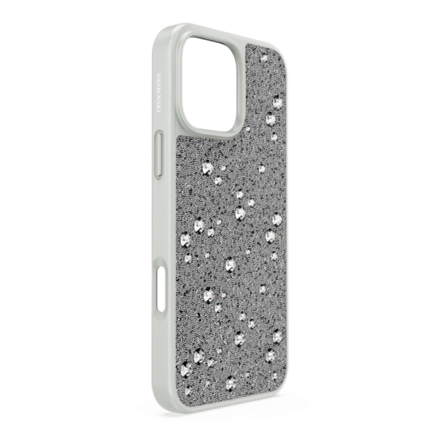 Resim High Akıllı Telefon Kılıfı, Serpiştirilmiş tasarım, iPhone® 16 Pro Max, Gümüş Rengi