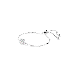 Resim Birthstone Bileklik, Kare kesim, Nisan, Beyaz, Rodyum kaplama