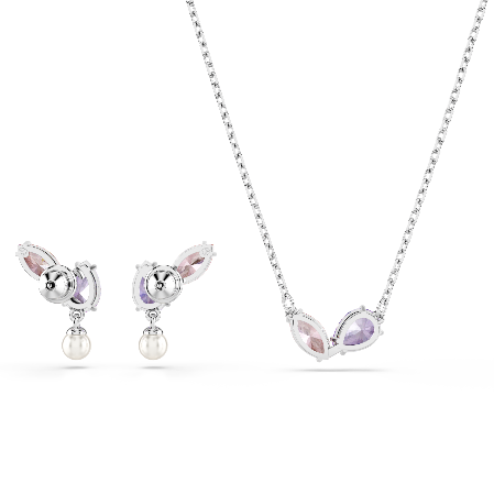 Resim Ariana Grande x Swarovski Set, Karışık kesimler, Çok renkli, Rodyum kaplama