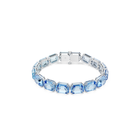 Resim Millenia Bileklik, Sekizgen kesim, Renk geçişli, Mavi, Rodyum kaplama