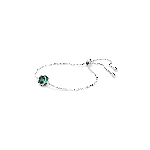 Resim Birthstone Bileklik, Kare kesim, Mayıs, Yeşil, Rodyum kaplama