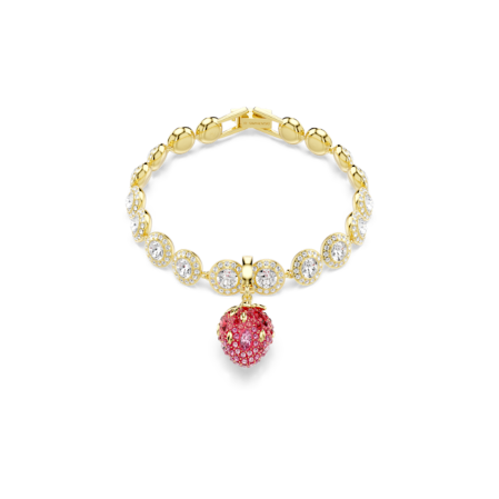 Resim Idyllia Charm, Karışık kesimler, Çilek, Kırmızı, Altın rengi kaplama