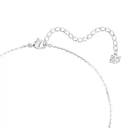 Resim Attract Kolye, Karışık kesimler, Küme, Beyaz, Rodyum kaplama