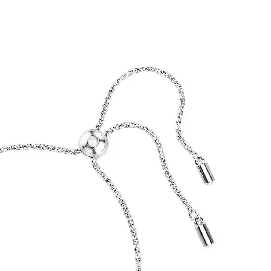 Resim Imber Tennis bileklik, Karışık yuvarlak kesimler, Beyaz, Rodyum kaplama