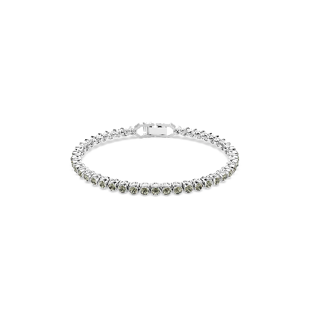 Resim Imber Emily Tennis bileklik, Yuvarlak kesim, Siyah, Rodyum kaplama