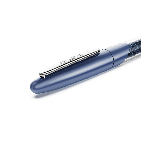 Resim Crystalline Nova Top Uçlu Kalem, Mavi, Krom Kaplama