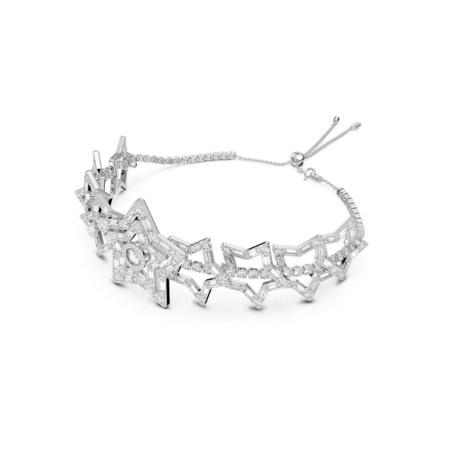 Resim Stella Gerdanlık, Yıldız, Beyaz, Rodyum kaplama