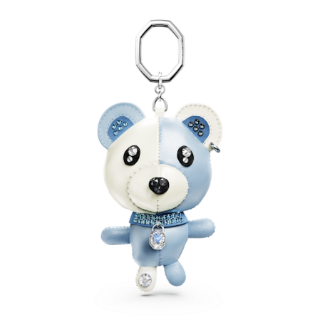 Resim Teddy Çanta Charm'ı, Ayıcık, Mavi, Rodyum kaplama