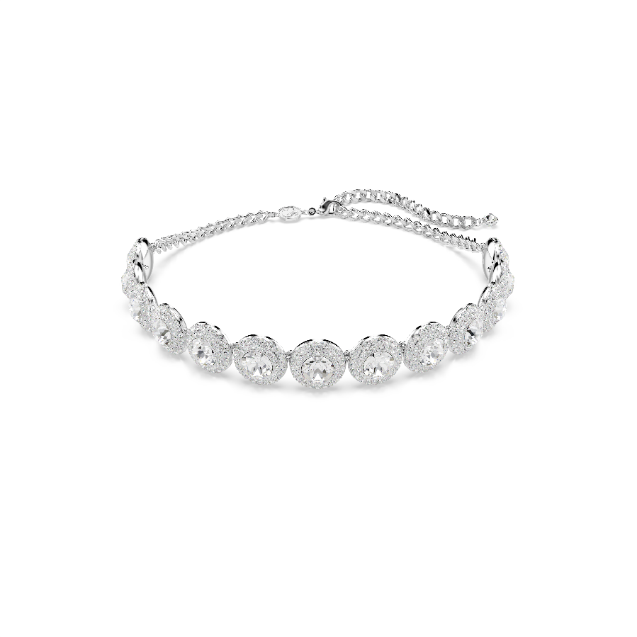 Resim Una Angelic Gerdanlık, Beyaz, Rodyum kaplama