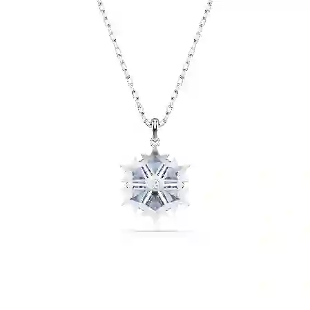 Resim Magic Kolye, Kar tanesi, Mavi, Rodyum kaplama