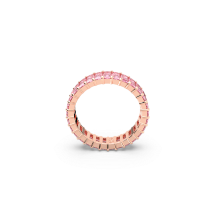 Resim Matrix Yüzük, Baget kesim, Pembe, Pembe altın rengi kaplama